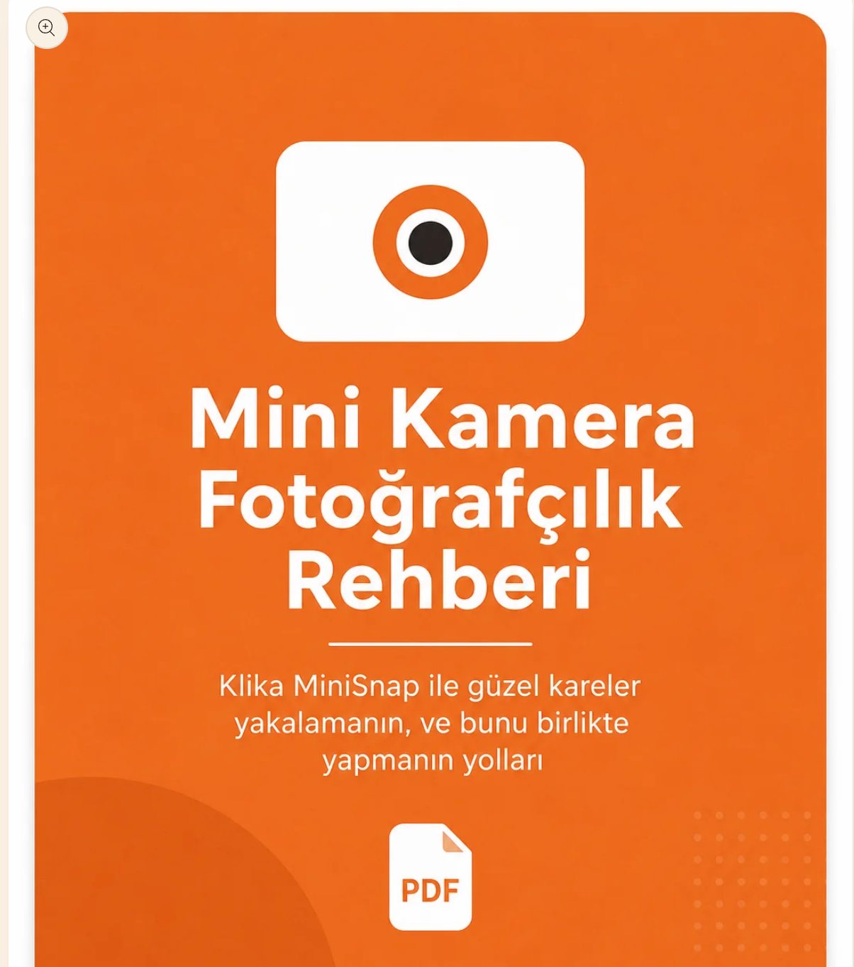 Jormaria™Mini Kamera Fotoğrafçılık Rehberi (PDF)