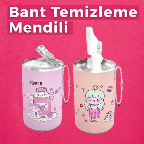 Kutu Kola Şekilli Temizleme Islak Mendili 30 Adet