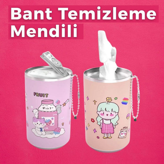 Kutu Kola Şekilli Temizleme Islak Mendili 30 Adet