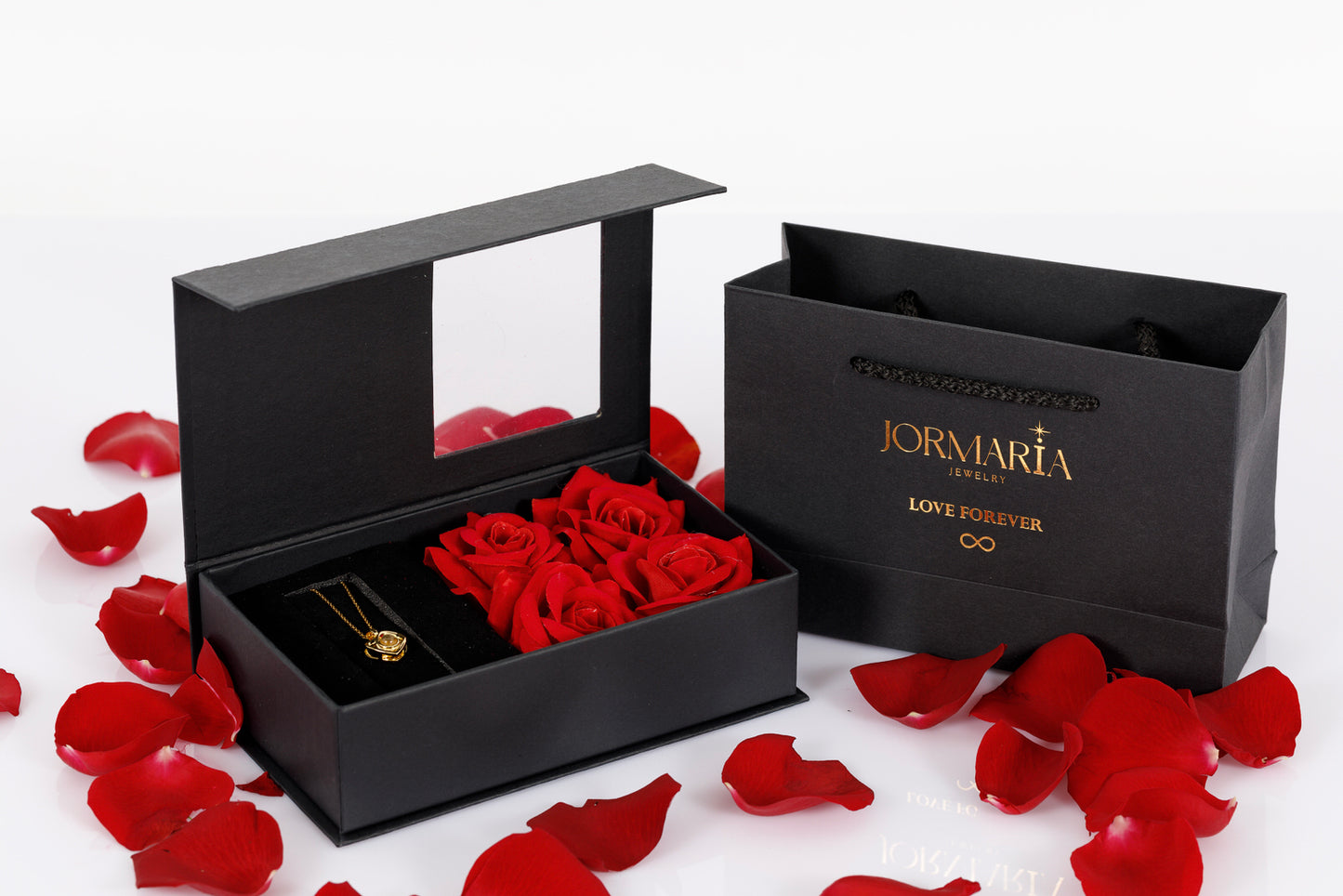 Jormaria™ 14 Ayar Altın Kaplama 100 Dilde Seni Seviyorum Kolyesi