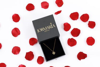 Jormaria 14 Ayar Altın Kaplama - 100 Dilde Seni Seviyorum Kolye