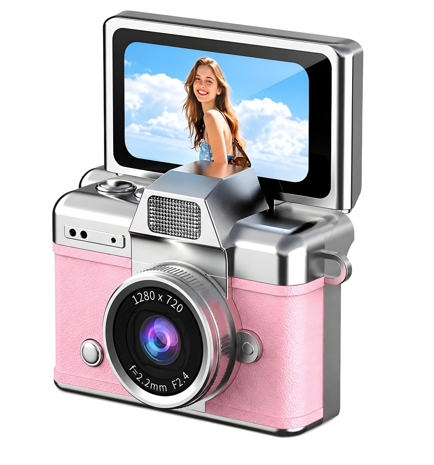 Jormaria™ MiniRetro - Mini Dijital Fotoğraf Makinesi