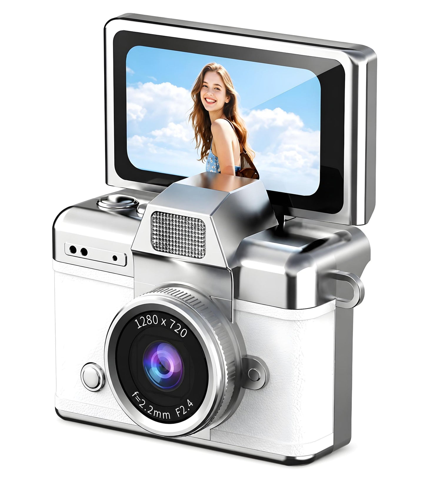 Jormaria™ MiniRetro - Mini Dijital Fotoğraf Makinesi
