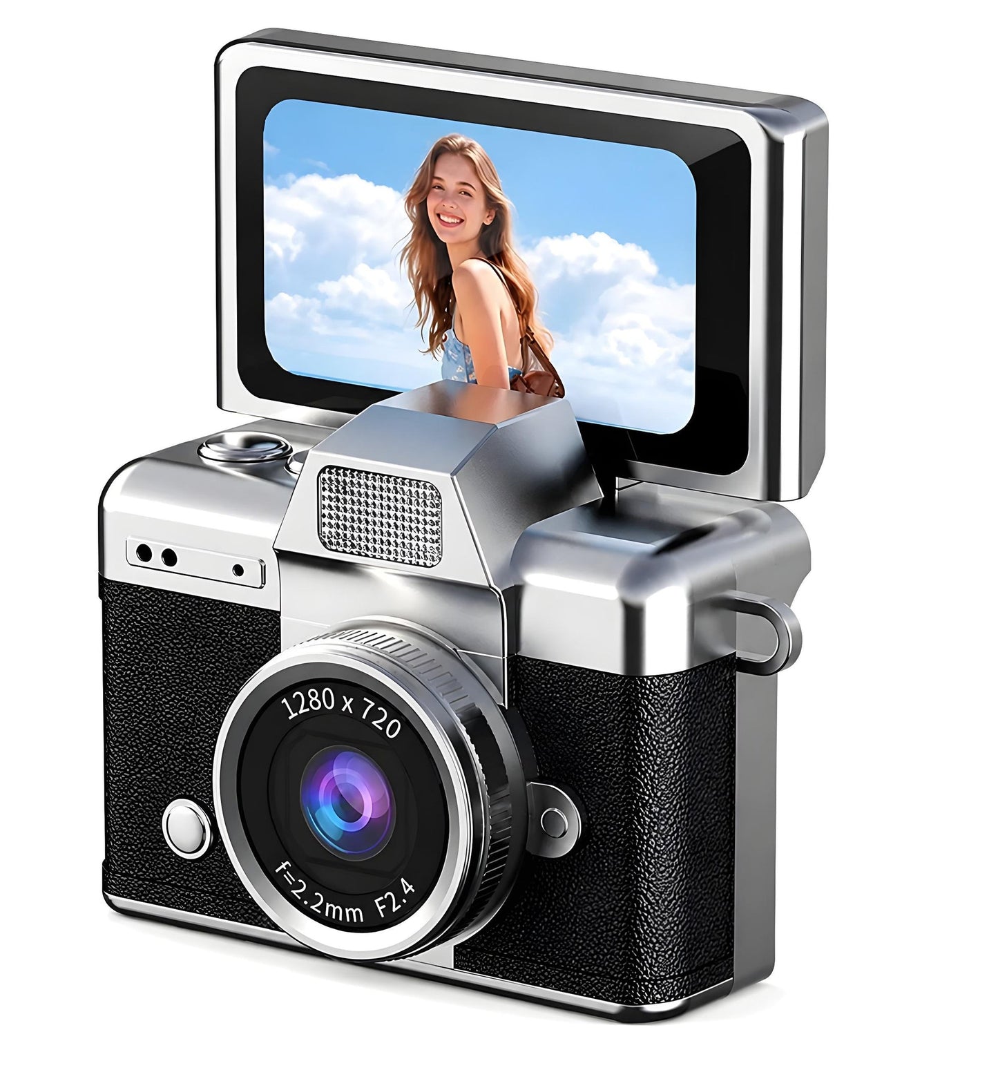 Jormaria™ MiniRetro - Mini Dijital Fotoğraf Makinesi