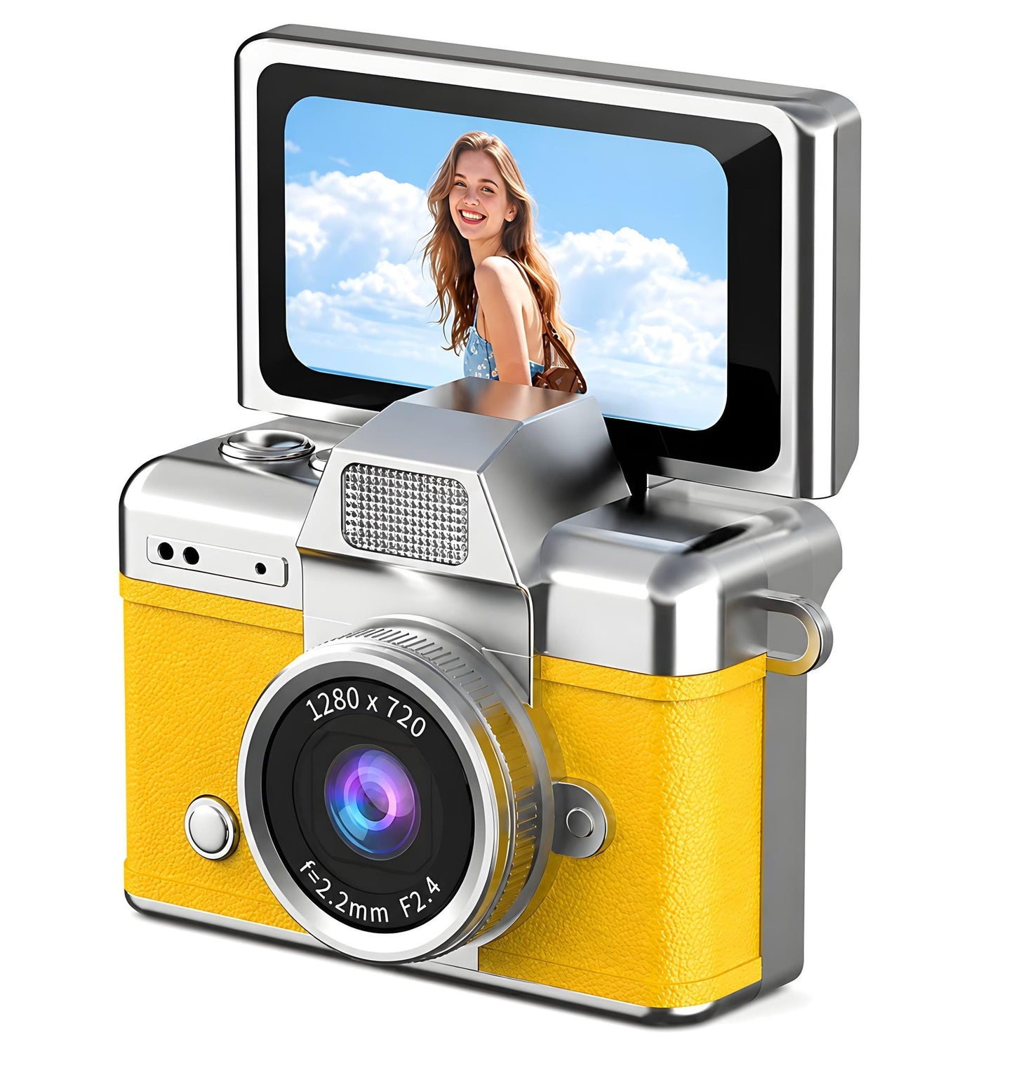 Jormaria™ MiniRetro - Mini Dijital Fotoğraf Makinesi