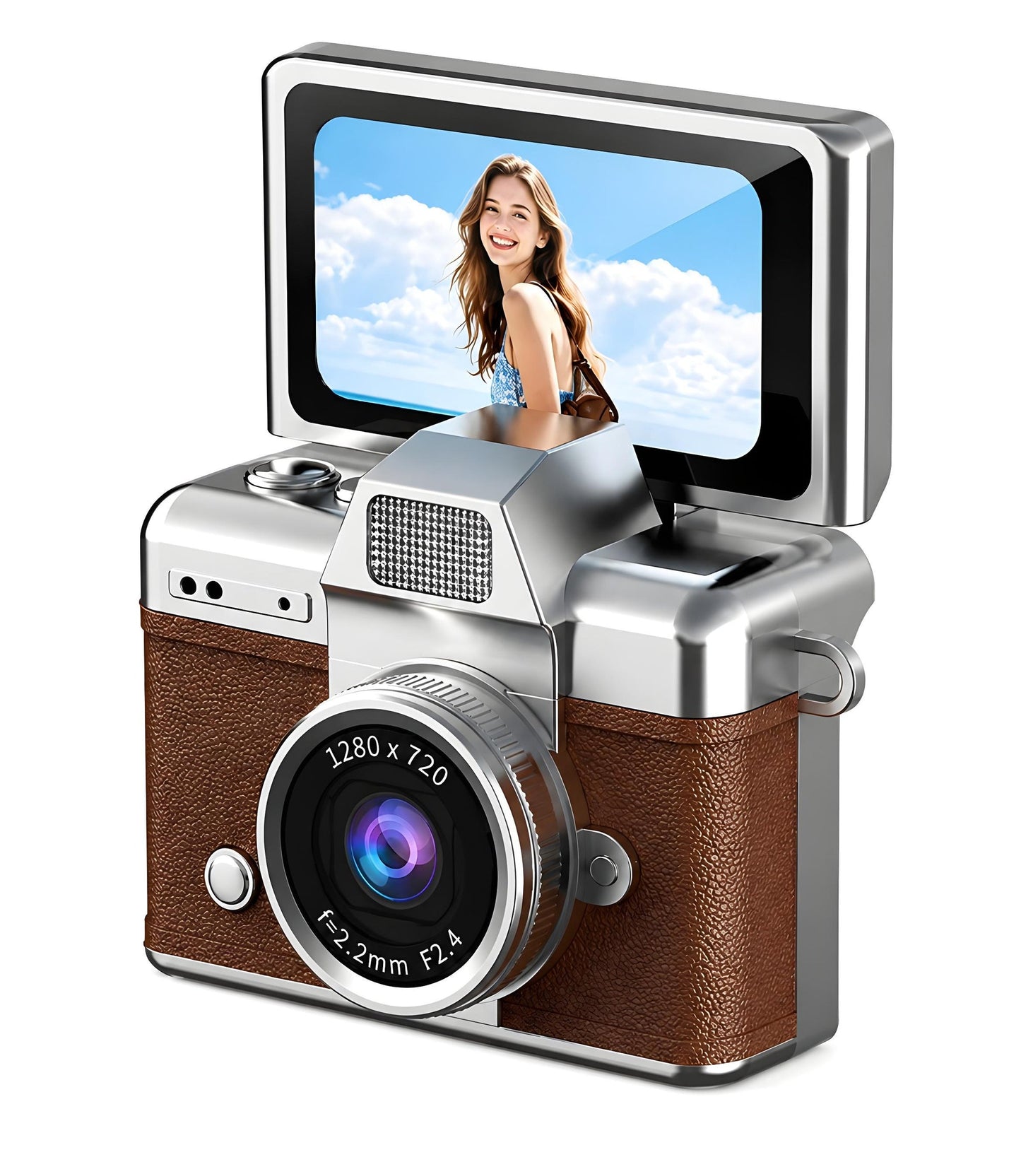 Jormaria™ MiniRetro - Mini Dijital Fotoğraf Makinesi